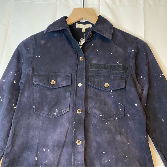 Gilded Intent BUCKLE Brand Women Size XS Shirt Button Down Top Long Sleeve NWT - Picture 5 of 16